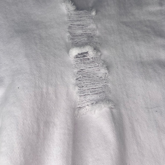 Distressed Skinny Jeans by Shein Curve Polyester Cotton Spandex Plus 1X - Picture 5 of 13